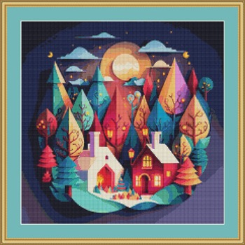 Amongst The Trees Cross Stitch Pattern