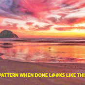 Beautiful  SeaSide SunSet Cross Stitch Pattern***L@@K***Buyers Can Download Your Pattern As Soon As They Complete The Purchase