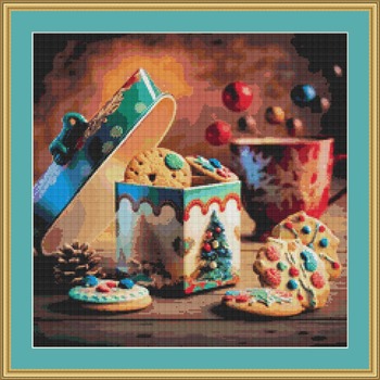 Christmas Cookies II Cross Stitch Pattern