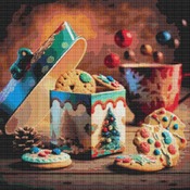 Christmas Cookies II Cross Stitch Pattern