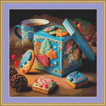 Christmas Cookies III Cross Stitch Pattern