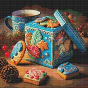 Christmas Cookies III Cross Stitch Pattern