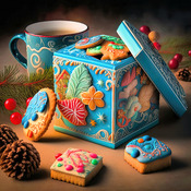 Christmas Cookies III Cross Stitch Pattern