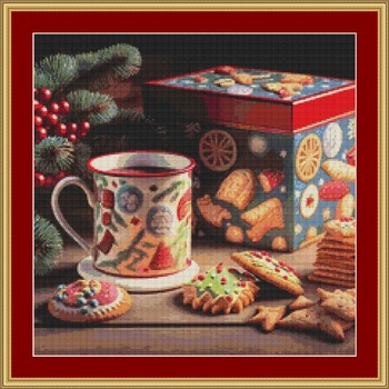 Christmas Cookies IV Cross Stitch Pattern