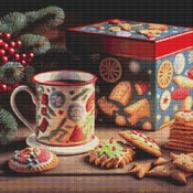 Christmas Cookies IV Cross Stitch Pattern