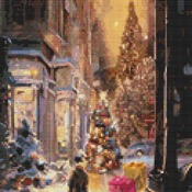 Christmas Trees Cross Stitch Pattern