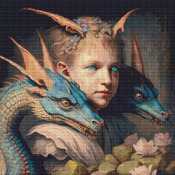 Dragon Prince Cross Stitch Pattern