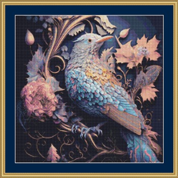 Elegant Bird Cross Stitch Pattern