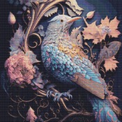 Elegant Bird Cross Stitch Pattern