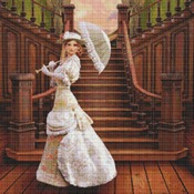 Elegant Lady Cross Stitch Pattern