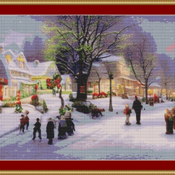 Evening Stroll Cross Stitch Pattern