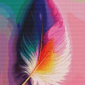 Feather Cross Stitch Pattern