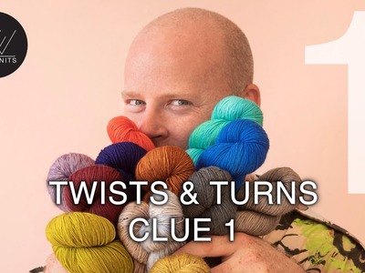 Clue 1 - Twists & Turns Shawl