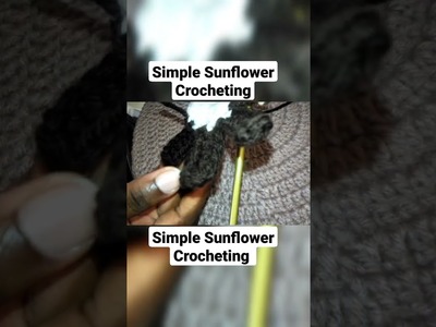 Crocheting for Beginners; Sunflower