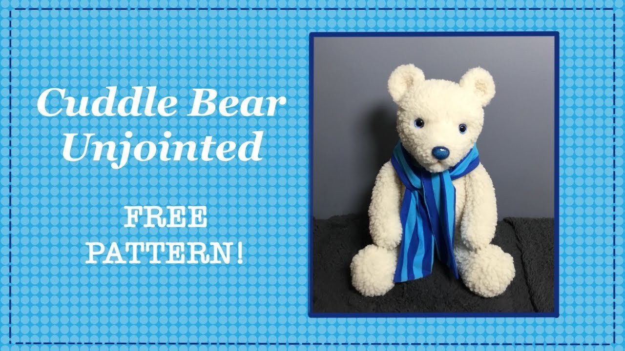 How to make a Teddy Bear with No Joints! || Full step-by-step Tutorial and a FREE PATTERN