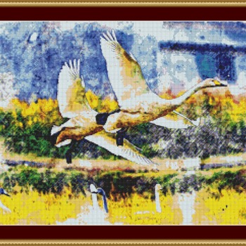 In Flight Cross Stitch Pattern