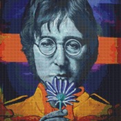 John Lennon Cross Stitch Pattern