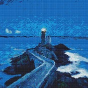 Light At Night Cross Stitch Pattern