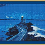 Light At Night Cross Stitch Pattern