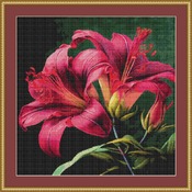 Lilies Cross Stitch Pattern