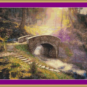 Magical Bridge Cross Stitch Pattern