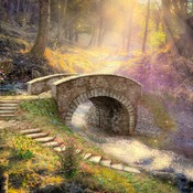 Magical Bridge Cross Stitch Pattern