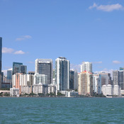 Miami Skyline Cross Stitch Pattern