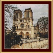 Notre Dame Cross Stitch Pattern