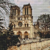 Notre Dame Cross Stitch Pattern