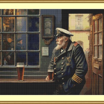 Old Sailor Cross Stitch Pattern