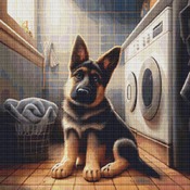 Puppy Cross Stitch Pattern