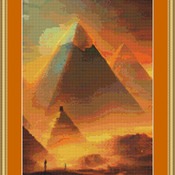 Pyramids Cross Stitch Pattern