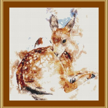 Roe Deer Cross Stitch Pattern