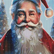 Santa Claus Cross Stitch Pattern