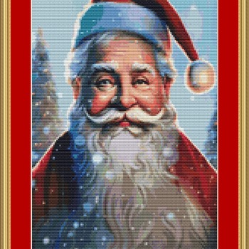 Santa Claus Cross Stitch Pattern