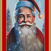 Santa Claus Cross Stitch Pattern