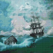 Shipwreck Cross Stitch Pattern