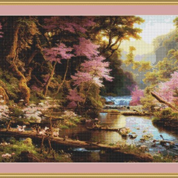 Springtime Cross Stitch Pattern