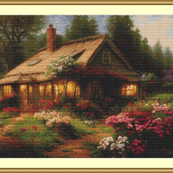 Summer Cottage II Cross Stitch Pattern