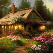 Summer Cottage II Cross Stitch Pattern