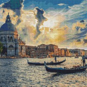 Sunrise In Venice Cross Stitch Pattern