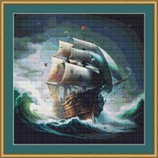 Under Full Sail Cross Stitch Pattern