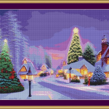 Victorian Christmas Cross Stitch Pattern