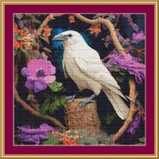 White Crow Cross Stitch Pattern