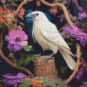 White Crow Cross Stitch Pattern