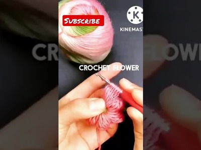 Crochet flower.hand made.trending.video