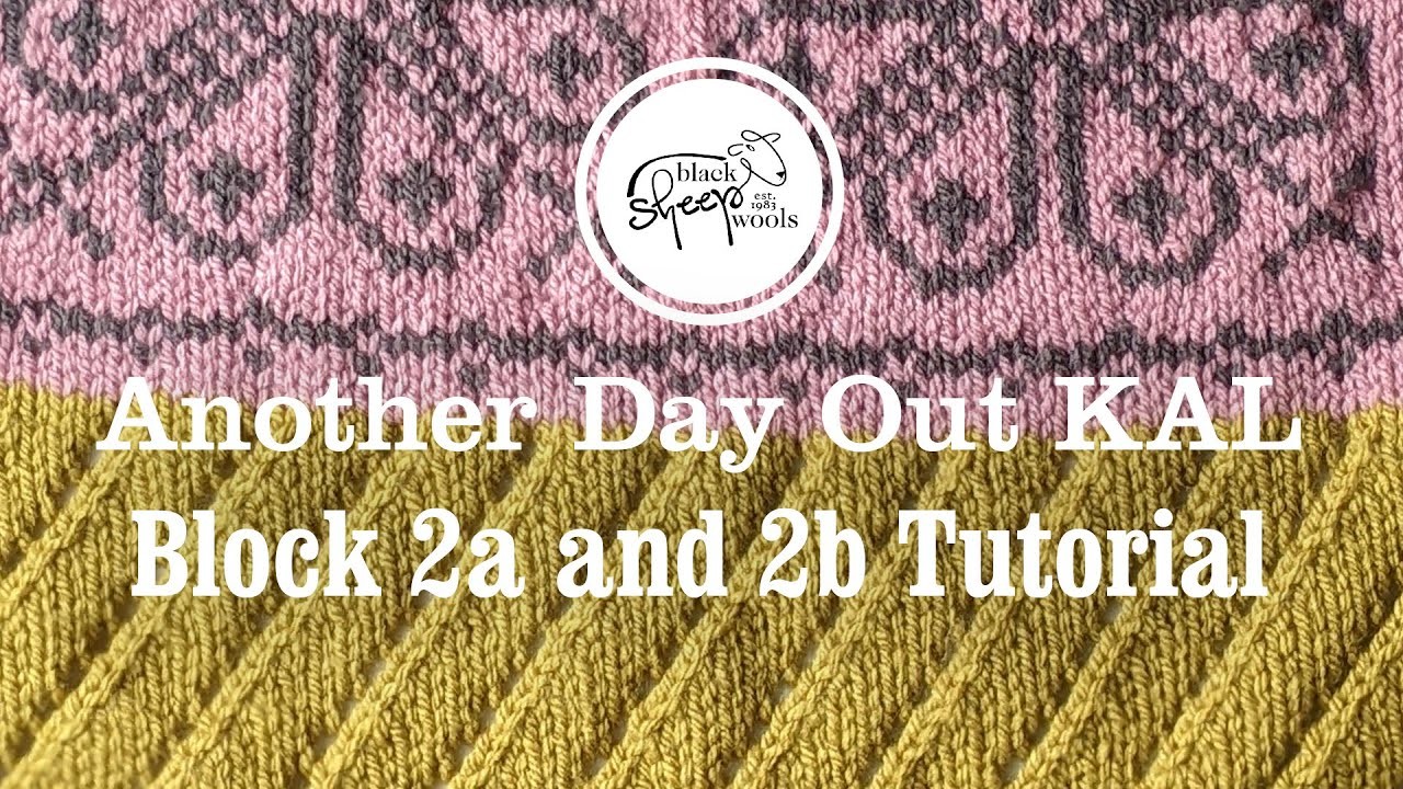Part 2a and 2b | Another Day Out Knit Along Blanket - Knitting Tutorial