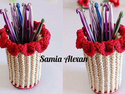 Very nice idea!???? look what I did with the TOILET PAPER RoLL! my girl love it ! crochet recycle