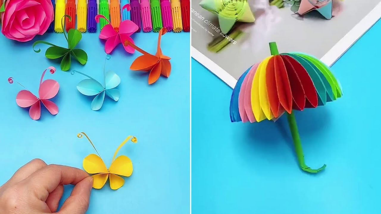 12+ Easy Paper Craft Ideas for Kids | Paper Toy Crafts |  Quick & Easy Crafts that You can Make DIY