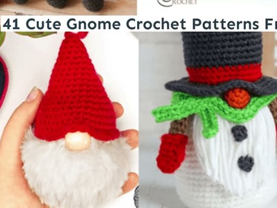 Free 41 Cute Gnome Crochet Patterns
